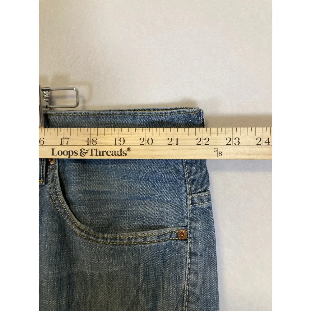 Skater Grunge Levi's 569 Mens 42x30 Blue Loose Straight Leg Denim Jeans